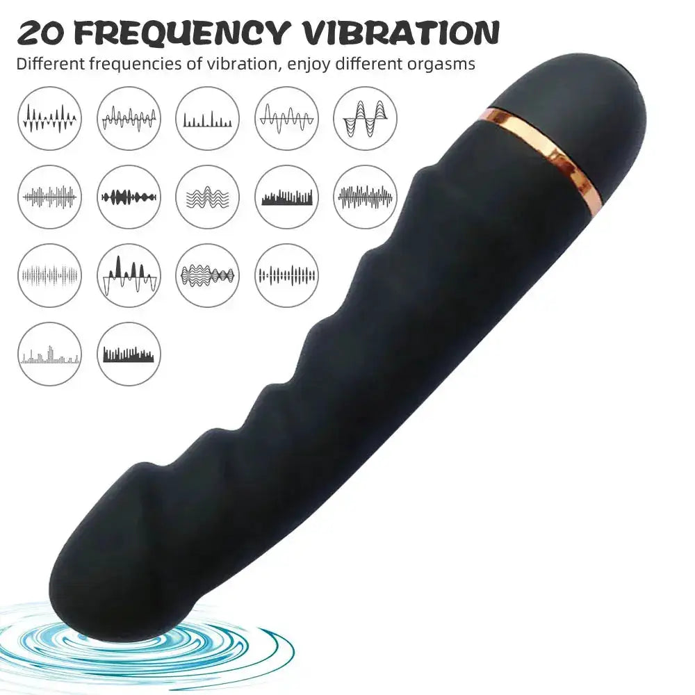 20 Modes Vibrator Soft Silicone Dildo Realistic Penis Strong Motor G-spot Clitoral Stimulator Female Masturbator Adult Sex Toys by Dropshipman