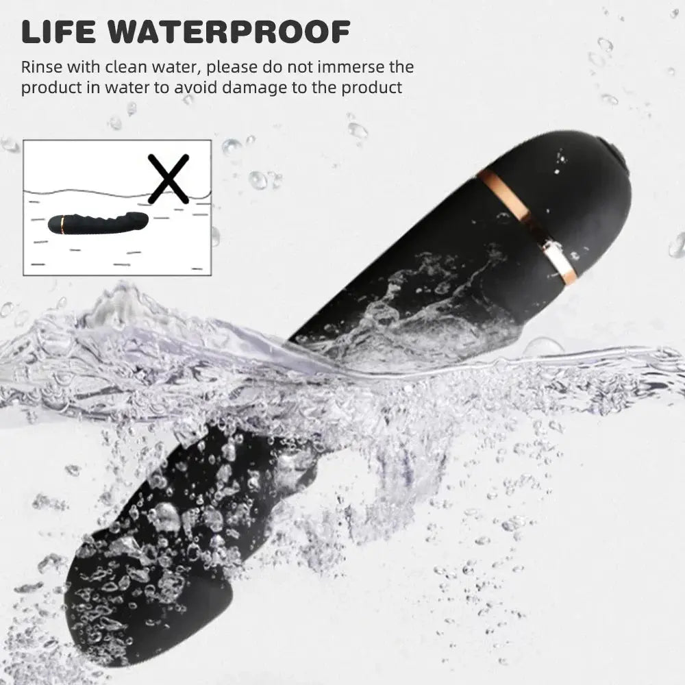 Red silicone vibrator with 20 modes featuring realistic penis shape, strong motor, G-spot and clitoral stimulation, adult sex toy.