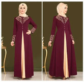 Muslim Dress Womens  Fashion Abaya Dubai  Appliques  Turkey   Women Elegant Long SHOPEZRA L.L.C.