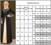 Muslim Dress Womens  Fashion Abaya Dubai  Appliques  Turkey   Women Elegant Long SHOPEZRA L.L.C.
