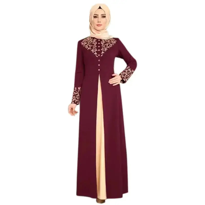Muslim Dress Womens Fashion Abaya Dubai Appliques Turkey Women Elegant Long by Dropshipman