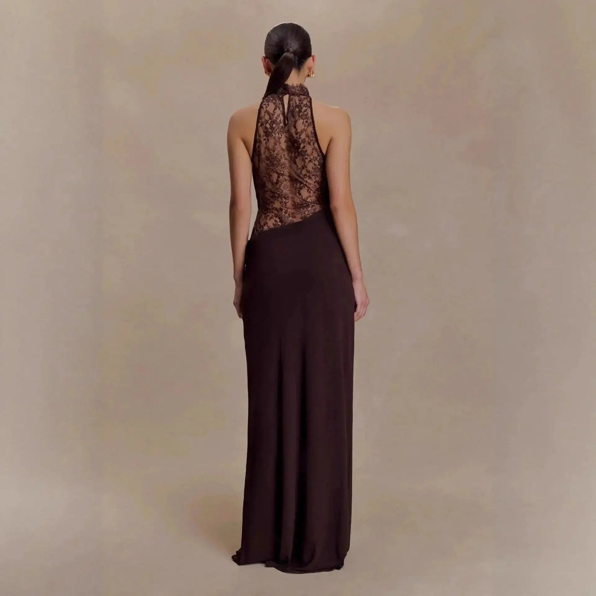 Women Lace Patchwork Sleeveless Pleated Dress Elegant Off-shoulder See Through Long Dresses 2026 Lady Evening Party Vestidos by Dropshipman