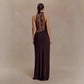 Women Lace Patchwork Sleeveless Pleated Dress Elegant Off-shoulder See Through Long Dresses 2026 Lady Evening Party Vestidos SHOPEZRA L.L.C.