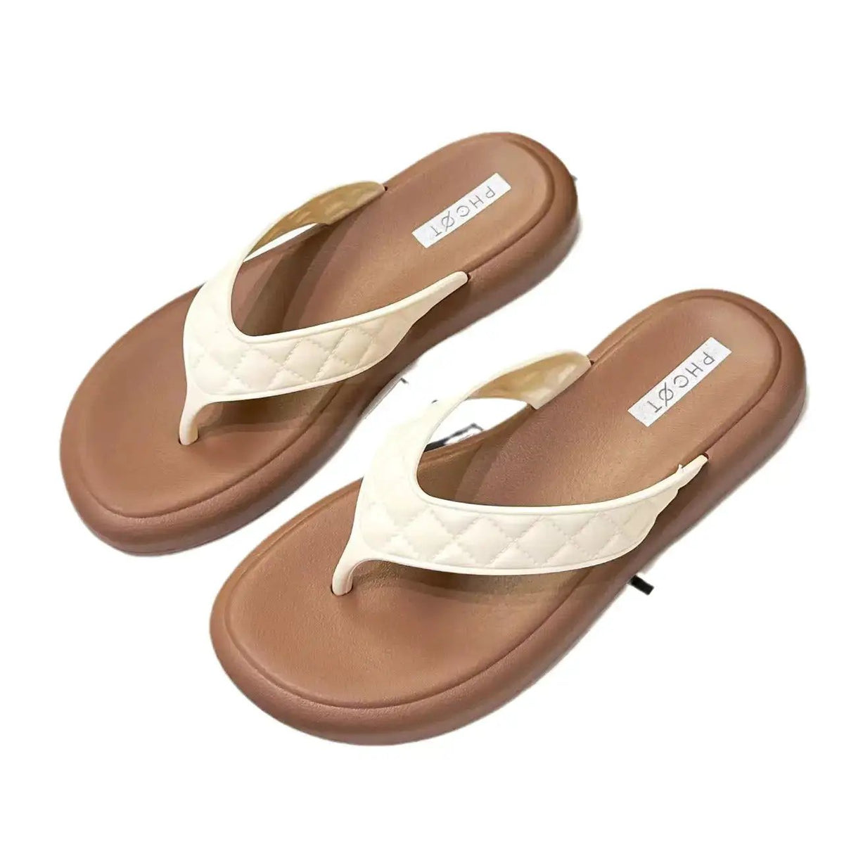 Xinyi Beauty Flip-Flops for Women, Fashionable Outdoor Summer Sandals, Korean Style, Simple Non-Slip Thong Sandals for Students, Beach Flip-Flops by Dropshipman
