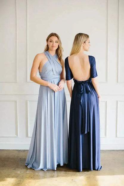 Multiway Maxi Dress Bridesmaid Dress Infinity Cocktail Dress Floor Length Bridesmaid Dress Maxi Dress for Bridesmaid Gifts by Dropshipman