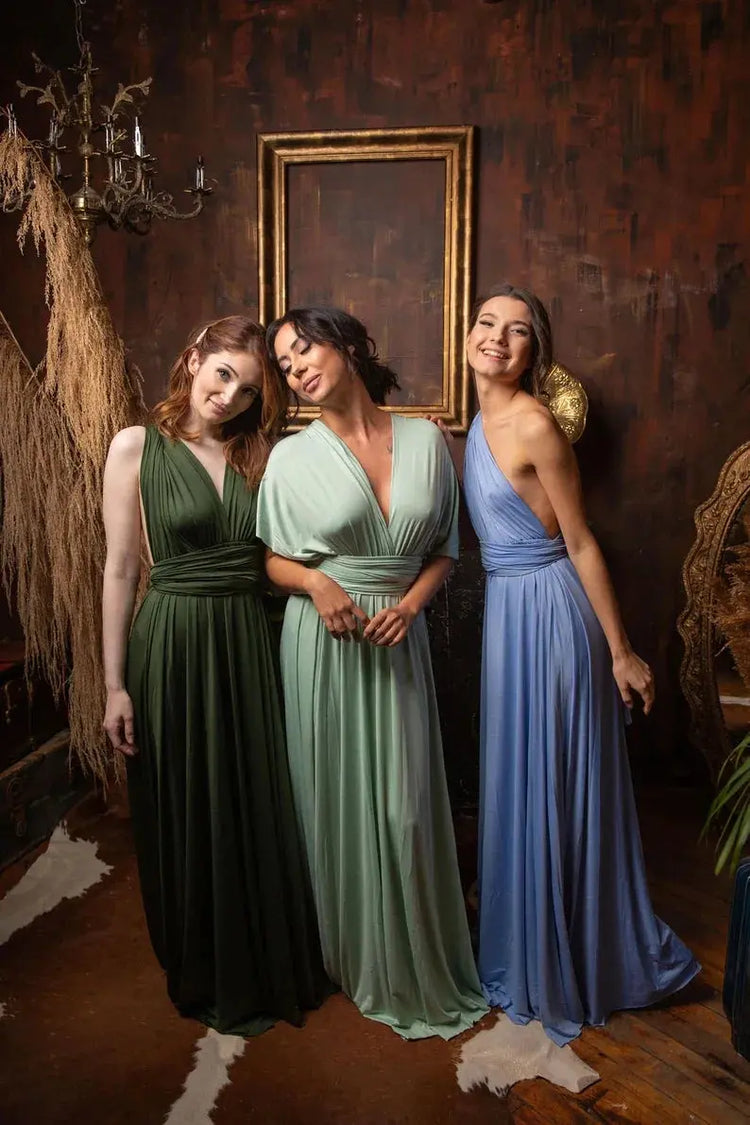 Multiway Maxi Dress Bridesmaid Dress Infinity Cocktail Dress Floor Length Bridesmaid Dress Maxi Dress for Bridesmaid Gifts SHOPEZRA L.L.C.