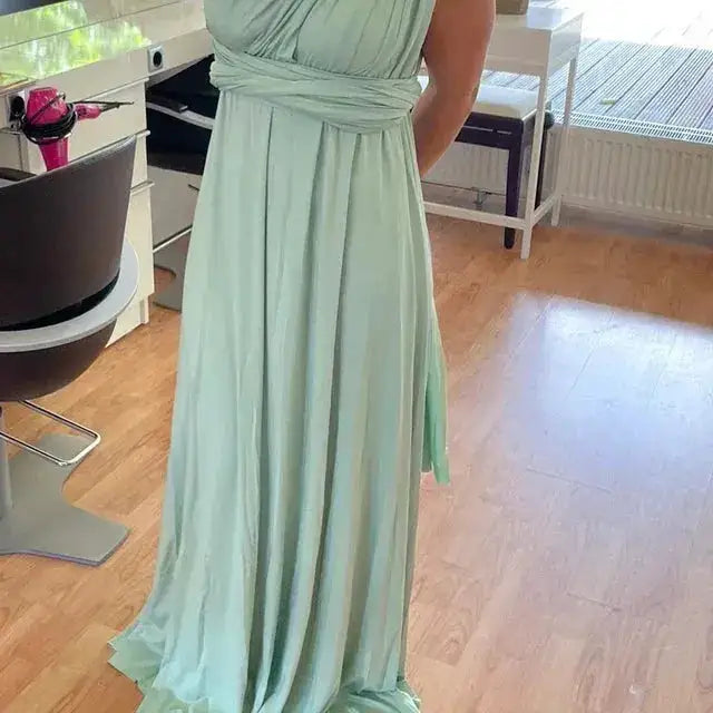 Multiway Maxi Dress Bridesmaid Dress Infinity Cocktail Dress Floor Length Bridesmaid Dress Maxi Dress for Bridesmaid Gifts by Dropshipman