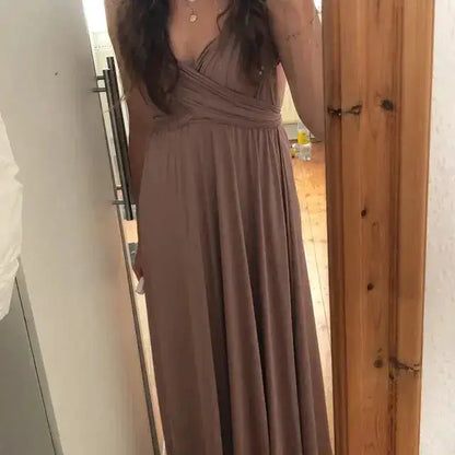 Multiway Maxi Dress Bridesmaid Dress Infinity Cocktail Dress Floor Length Bridesmaid Dress Maxi Dress for Bridesmaid Gifts by Dropshipman