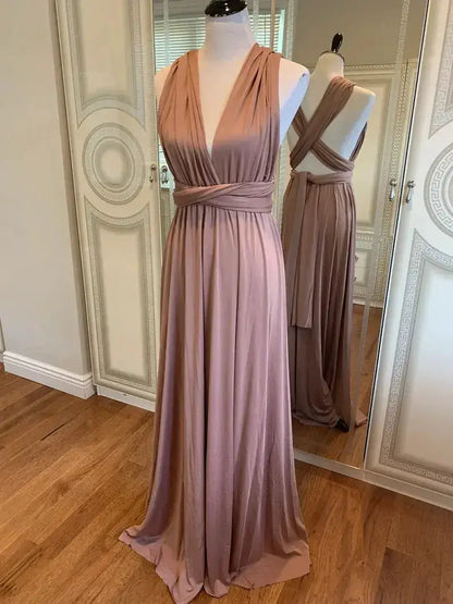 Multiway Maxi Dress Bridesmaid Dress Infinity Cocktail Dress Floor Length Bridesmaid Dress Maxi Dress for Bridesmaid Gifts by Dropshipman