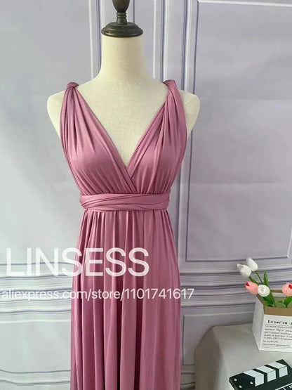 Multiway Maxi Dress Bridesmaid Dress Infinity Cocktail Dress Floor Length Bridesmaid Dress Maxi Dress for Bridesmaid Gifts by Dropshipman