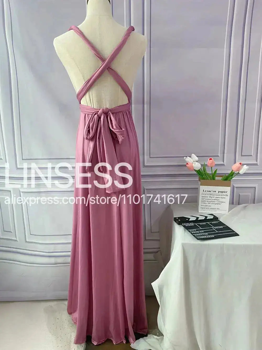 Multiway Maxi Dress Bridesmaid Dress Infinity Cocktail Dress Floor Length Bridesmaid Dress Maxi Dress for Bridesmaid Gifts by Dropshipman
