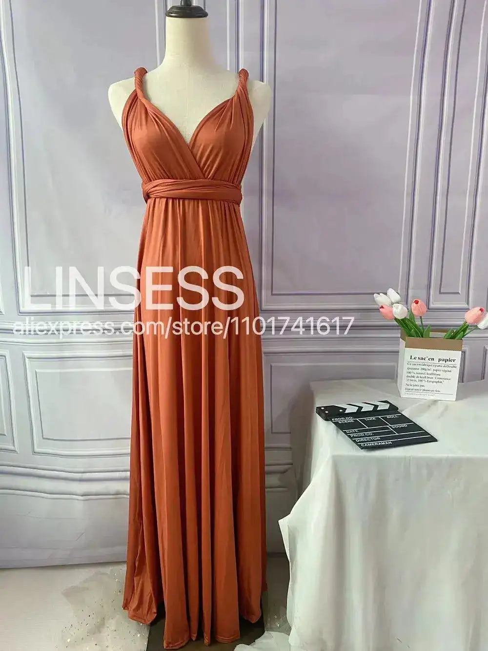 Multiway Maxi Dress Bridesmaid Dress Infinity Cocktail Dress Floor Length Bridesmaid Dress Maxi Dress for Bridesmaid Gifts by Dropshipman