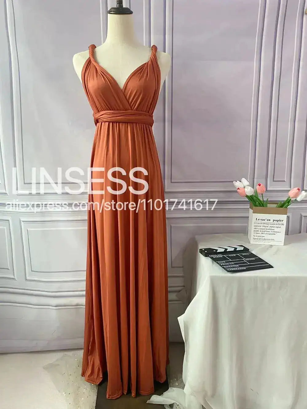 Multiway Maxi Dress Bridesmaid Dress Infinity Cocktail Dress Floor Length Bridesmaid Dress Maxi Dress for Bridesmaid Gifts by Dropshipman