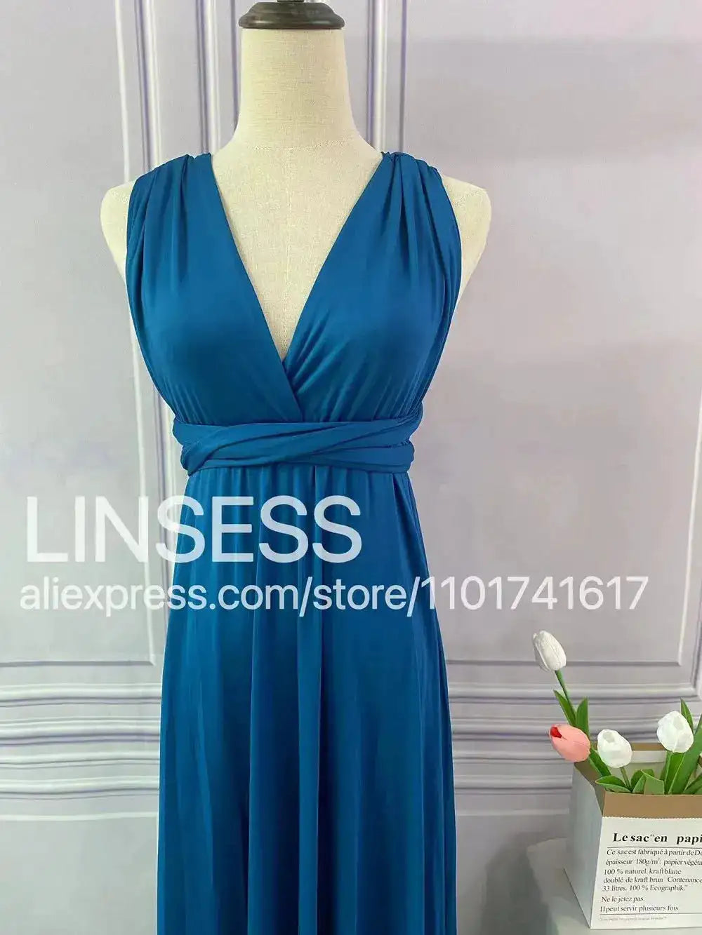 Multiway Maxi Dress Bridesmaid Dress Infinity Cocktail Dress Floor Length Bridesmaid Dress Maxi Dress for Bridesmaid Gifts by Dropshipman