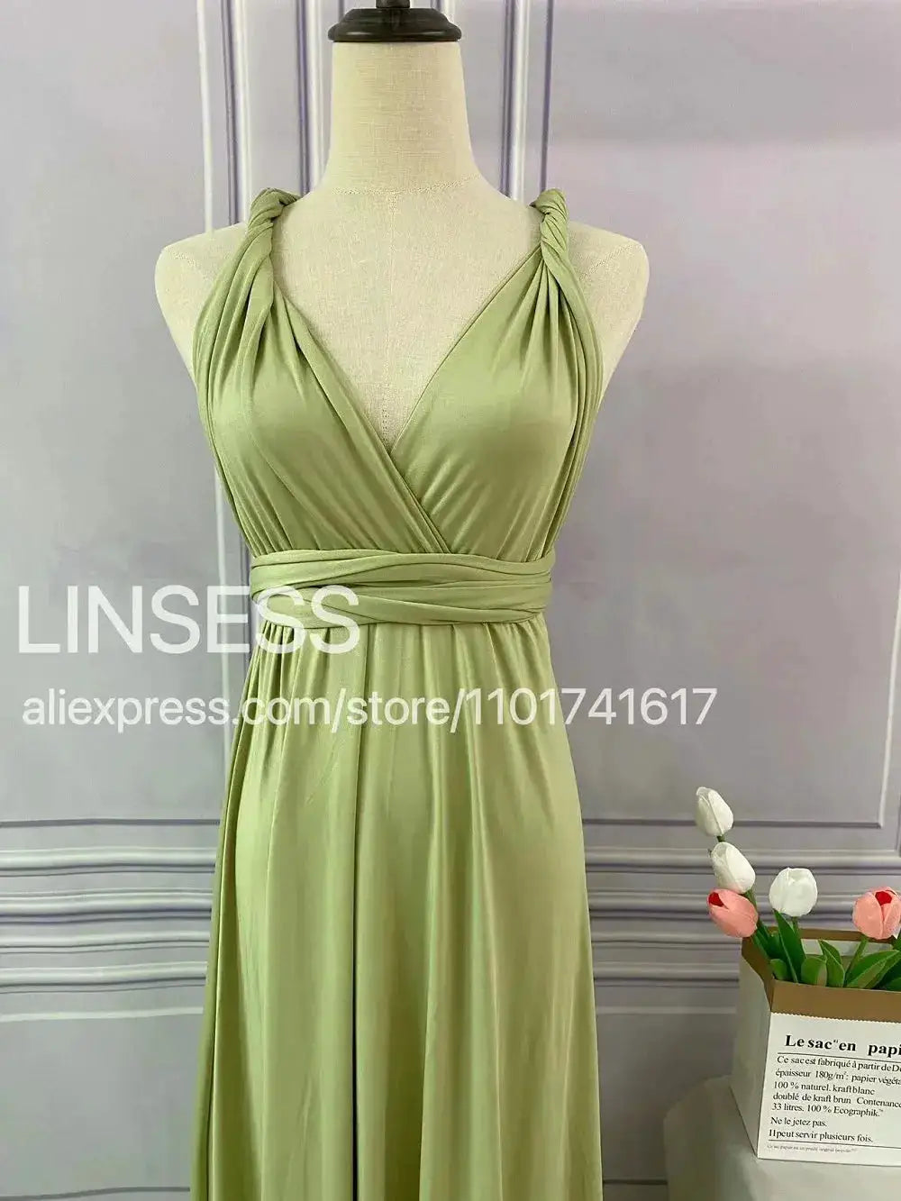 Multiway Maxi Dress Bridesmaid Dress Infinity Cocktail Dress Floor Length Bridesmaid Dress Maxi Dress for Bridesmaid Gifts by Dropshipman