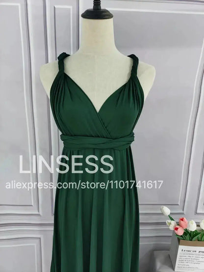 Multiway Maxi Dress Bridesmaid Dress Infinity Cocktail Dress Floor Length Bridesmaid Dress Maxi Dress for Bridesmaid Gifts by Dropshipman