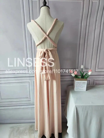 Multiway Maxi Dress Bridesmaid Dress Infinity Cocktail Dress Floor Length Bridesmaid Dress Maxi Dress for Bridesmaid Gifts by Dropshipman
