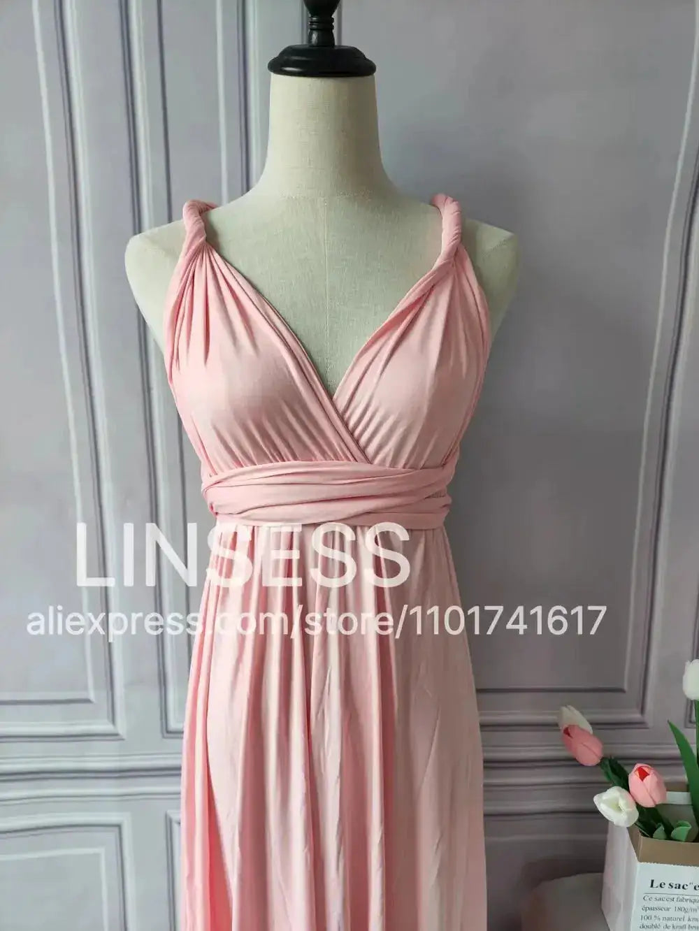 Multiway Maxi Dress Bridesmaid Dress Infinity Cocktail Dress Floor Length Bridesmaid Dress Maxi Dress for Bridesmaid Gifts by Dropshipman