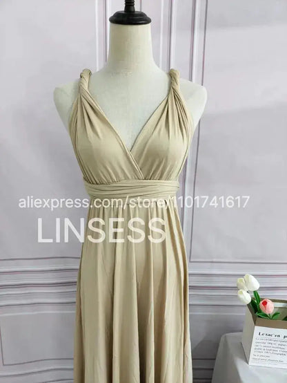 Multiway Maxi Dress Bridesmaid Dress Infinity Cocktail Dress Floor Length Bridesmaid Dress Maxi Dress for Bridesmaid Gifts by Dropshipman