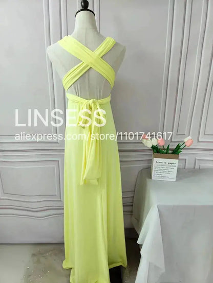 Multiway Maxi Dress Bridesmaid Dress Infinity Cocktail Dress Floor Length Bridesmaid Dress Maxi Dress for Bridesmaid Gifts by Dropshipman