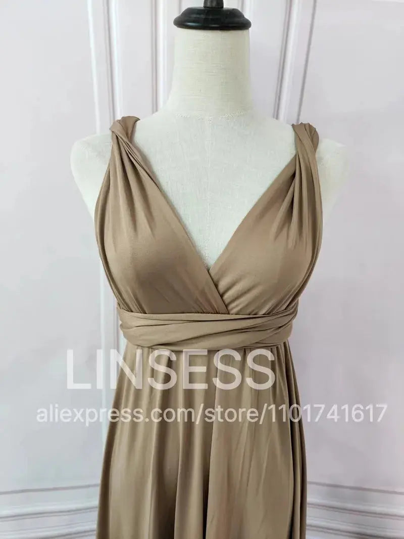 Multiway Maxi Dress Bridesmaid Dress Infinity Cocktail Dress Floor Length Bridesmaid Dress Maxi Dress for Bridesmaid Gifts SHOPEZRA L.L.C.