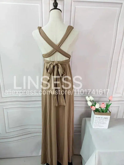 Multiway Maxi Dress Bridesmaid Dress Infinity Cocktail Dress Floor Length Bridesmaid Dress Maxi Dress for Bridesmaid Gifts by Dropshipman