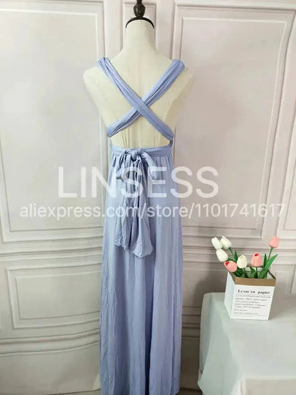 Multiway Maxi Dress Bridesmaid Dress Infinity Cocktail Dress Floor Length Bridesmaid Dress Maxi Dress for Bridesmaid Gifts by Dropshipman