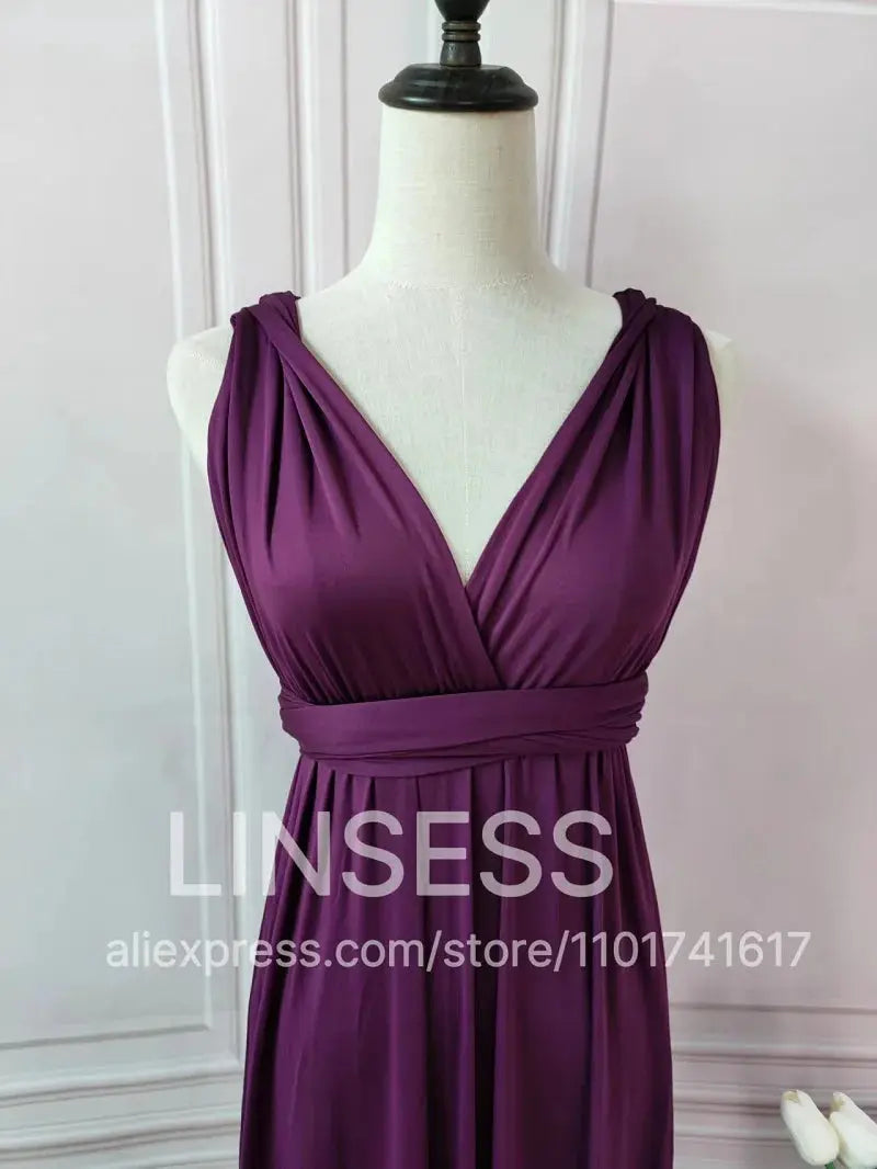 Multiway Maxi Dress Bridesmaid Dress Infinity Cocktail Dress Floor Length Bridesmaid Dress Maxi Dress for Bridesmaid Gifts SHOPEZRA L.L.C.