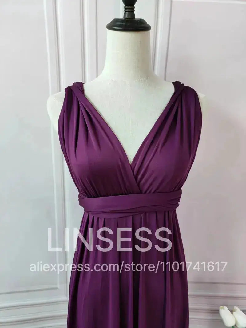 Multiway Maxi Dress Bridesmaid Dress Infinity Cocktail Dress Floor Length Bridesmaid Dress Maxi Dress for Bridesmaid Gifts by Dropshipman