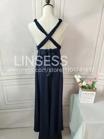 Multiway Maxi Dress Bridesmaid Dress Infinity Cocktail Dress Floor Length Bridesmaid Dress Maxi Dress for Bridesmaid Gifts by Dropshipman