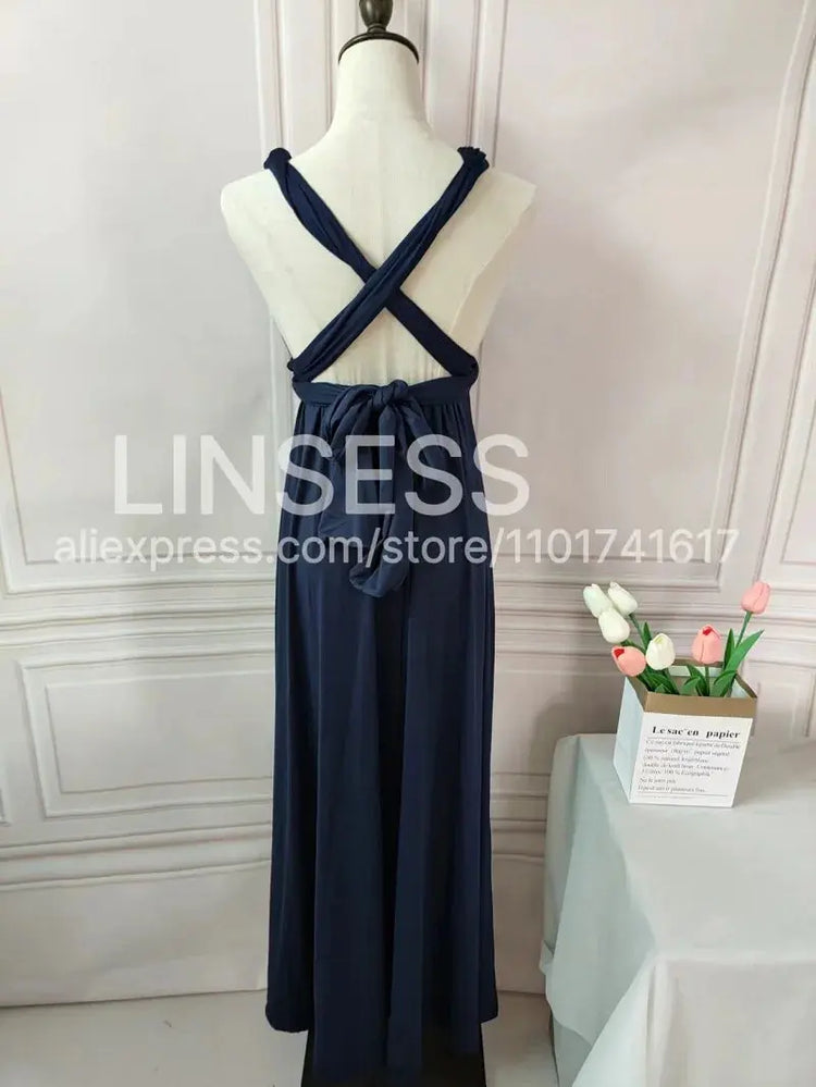 Multiway Maxi Dress Bridesmaid Dress Infinity Cocktail Dress Floor Length Bridesmaid Dress Maxi Dress for Bridesmaid Gifts SHOPEZRA L.L.C.