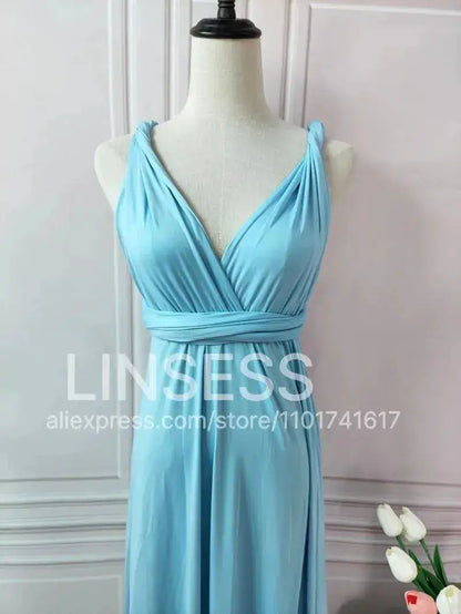 Multiway Maxi Dress Bridesmaid Dress Infinity Cocktail Dress Floor Length Bridesmaid Dress Maxi Dress for Bridesmaid Gifts by Dropshipman