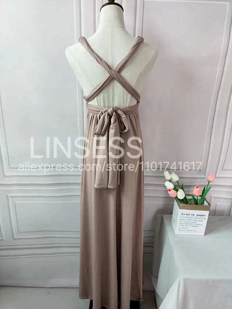 Multiway Maxi Dress Bridesmaid Dress Infinity Cocktail Dress Floor Length Bridesmaid Dress Maxi Dress for Bridesmaid Gifts SHOPEZRA L.L.C.