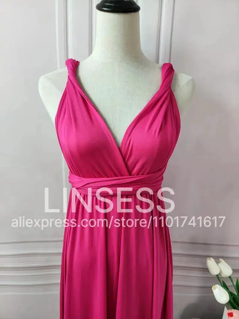 Multiway Maxi Dress Bridesmaid Dress Infinity Cocktail Dress Floor Length Bridesmaid Dress Maxi Dress for Bridesmaid Gifts by Dropshipman