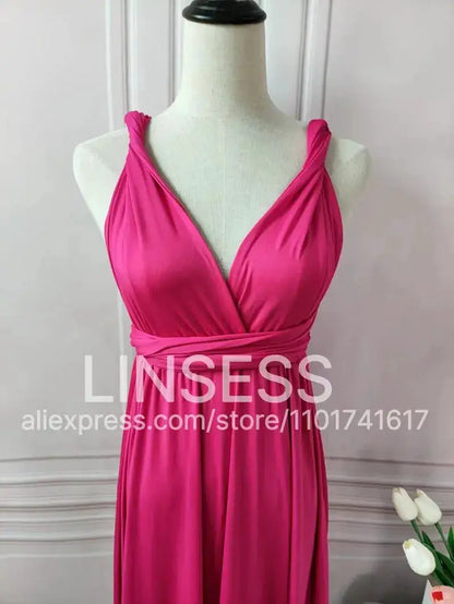Multiway Maxi Dress Bridesmaid Dress Infinity Cocktail Dress Floor Length Bridesmaid Dress Maxi Dress for Bridesmaid Gifts by Dropshipman