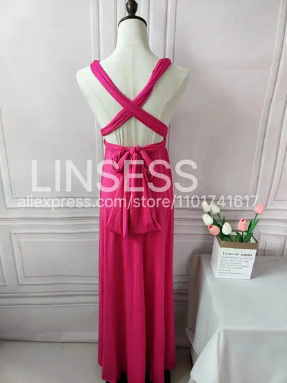 Multiway Maxi Dress Bridesmaid Dress Infinity Cocktail Dress Floor Length Bridesmaid Dress Maxi Dress for Bridesmaid Gifts by Dropshipman