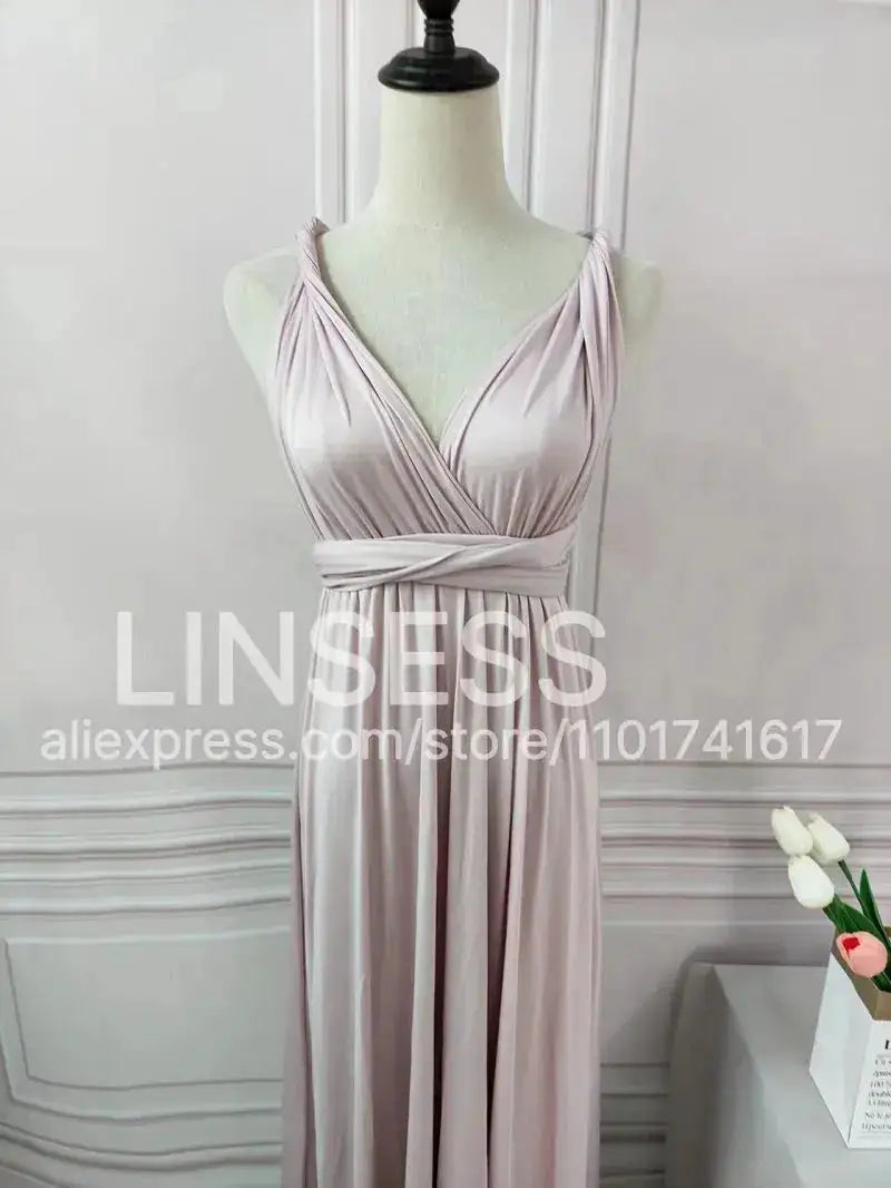 Multiway Maxi Dress Bridesmaid Dress Infinity Cocktail Dress Floor Length Bridesmaid Dress Maxi Dress for Bridesmaid Gifts by Dropshipman