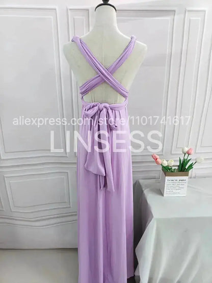 Multiway Maxi Dress Bridesmaid Dress Infinity Cocktail Dress Floor Length Bridesmaid Dress Maxi Dress for Bridesmaid Gifts by Dropshipman
