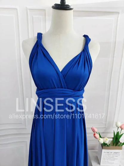 Multiway Maxi Dress Bridesmaid Dress Infinity Cocktail Dress Floor Length Bridesmaid Dress Maxi Dress for Bridesmaid Gifts by Dropshipman