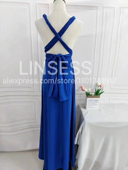 Multiway Maxi Dress Bridesmaid Dress Infinity Cocktail Dress Floor Length Bridesmaid Dress Maxi Dress for Bridesmaid Gifts by Dropshipman