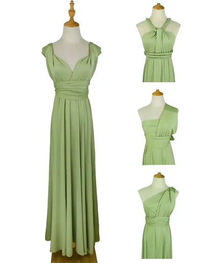 Multiway Maxi Dress Bridesmaid Dress Infinity Cocktail Dress Floor Length Bridesmaid Dress Maxi Dress for Bridesmaid Gifts by Dropshipman