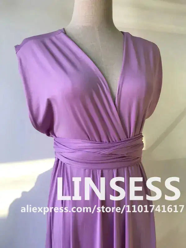 Multiway Maxi Dress Bridesmaid Dress Infinity Cocktail Dress Floor Length Bridesmaid Dress Maxi Dress for Bridesmaid Gifts by Dropshipman