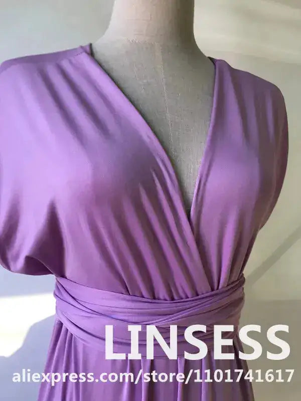 Multiway Maxi Dress Bridesmaid Dress Infinity Cocktail Dress Floor Length Bridesmaid Dress Maxi Dress for Bridesmaid Gifts by Dropshipman