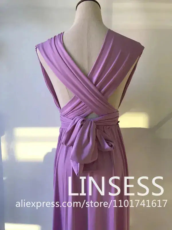 Multiway Maxi Dress Bridesmaid Dress Infinity Cocktail Dress Floor Length Bridesmaid Dress Maxi Dress for Bridesmaid Gifts by Dropshipman