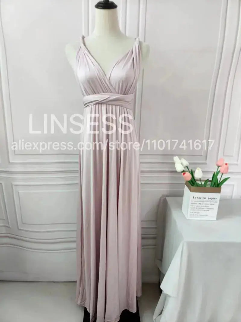 Multiway Maxi Dress Bridesmaid Dress Infinity Cocktail Dress Floor Length Bridesmaid Dress Maxi Dress for Bridesmaid Gifts by Dropshipman