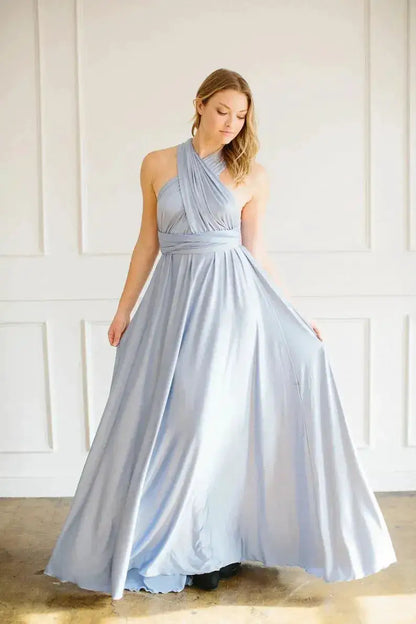 Multiway Maxi Dress Bridesmaid Dress Infinity Cocktail Dress Floor Length Bridesmaid Dress Maxi Dress for Bridesmaid Gifts by Dropshipman