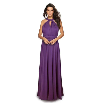 Multiway Maxi Dress Bridesmaid Dress Infinity Cocktail Dress Floor Length Bridesmaid Dress Maxi Dress for Bridesmaid Gifts by Dropshipman