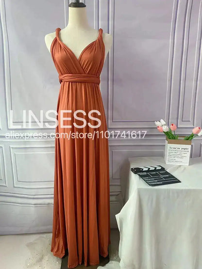 Multiway Maxi Dress Bridesmaid Dress Infinity Cocktail Dress Floor Length Bridesmaid Dress Maxi Dress for Bridesmaid Gifts by Dropshipman