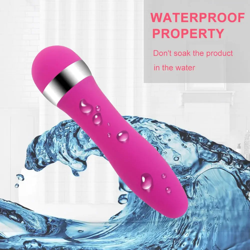 Rose red G-spot vaginal vibrator and anal plug by SHOPEZRA L.L.C., designed for female pleasure and intimate stimulation.