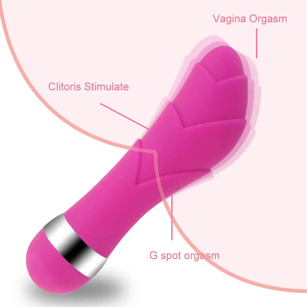 Rose red G-spot vibrator and anal plug by SHOPEZRA L.L.C., adult sex toy for vaginal and anal stimulation, private pleasure products.